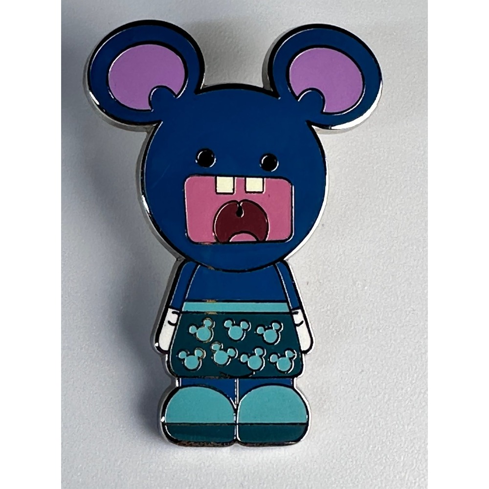 MURFF Disney Mickey Monsters Vinylation Character Pin Trading Series 1 2009 Blue